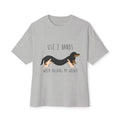 Use 2 Hands Dachshund Heavyweight Boxy Tee